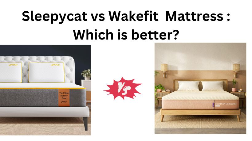 You are currently viewing Sleepycat vs Wakefit  Mattress: Which is better?