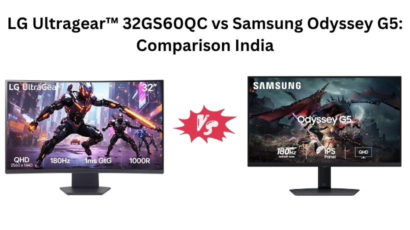 LG Ultragear™ 32GS60QC vs Samsung Odyssey G5: Comparison India