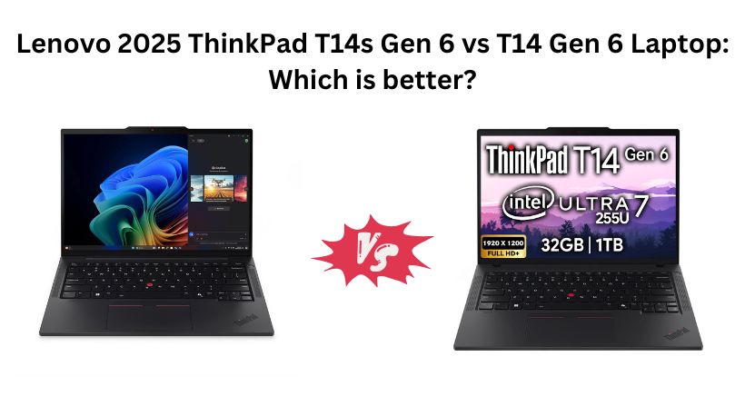 Read more about the article Lenovo 2025 ThinkPad T14s Gen 6 vs T14 Gen 6 Laptop: Which is better?